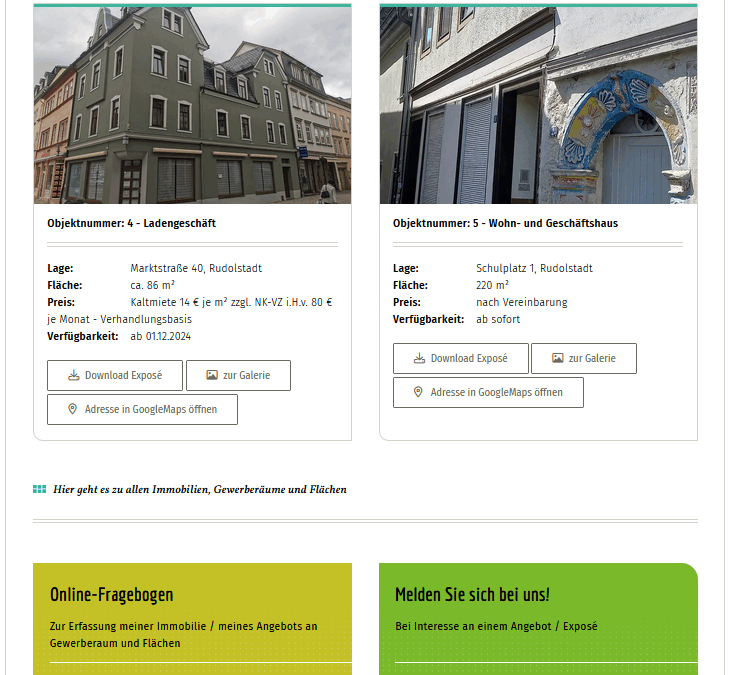 RuAnSi – Das Rudolstädter Ansiedlungs- und Leerstandsmanagement